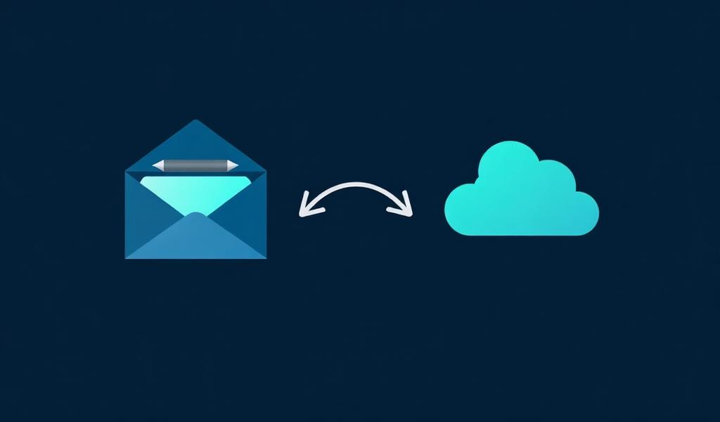 Screenshot von E-Mail Migration